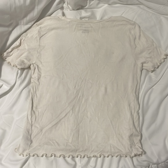Cream American Eagle T shirt - Picture 2 of 2